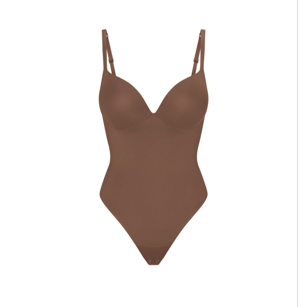 SKIMS Body Super Push Up Thong Bodysuit In JASPER!! - Picture 3 of 12